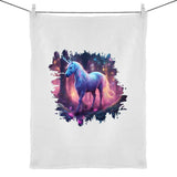 Pretty Unicorn 50% Linen 50% Cotton Tea Towel