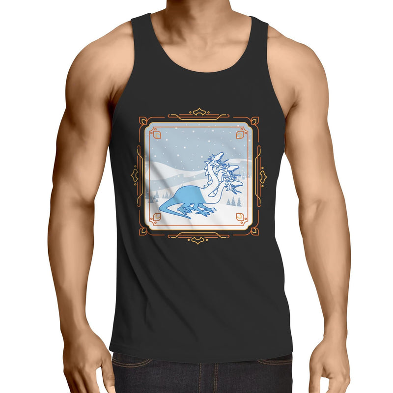 Snow Hydra AS Colour Lowdown Mens Singlet Top Ogo Merch
