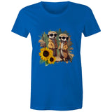 Sunflower Meerkats AS Colour - Women's Maple Tee