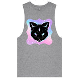 Psychic Cat AS Colour Barnard Mens Tank Top Tee