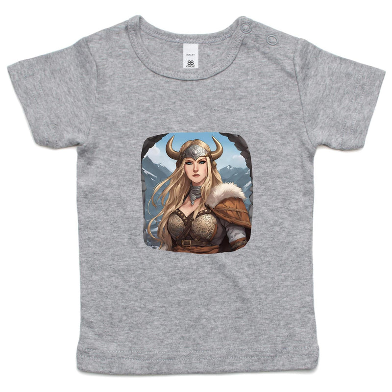 Viking Girl AS Colour - Infant Wee Tee Ogo Merch