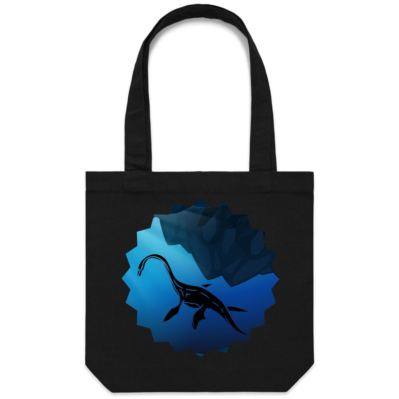 Plesiosaur AS Colour Carrie Canvas Tote Bag Ogo Merch