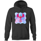 Red Phoenix Pocket Hoodie Sweatshirt