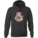 Mythical Elf AS Colour Stencil - Pocket Hoodie Sweatshirt