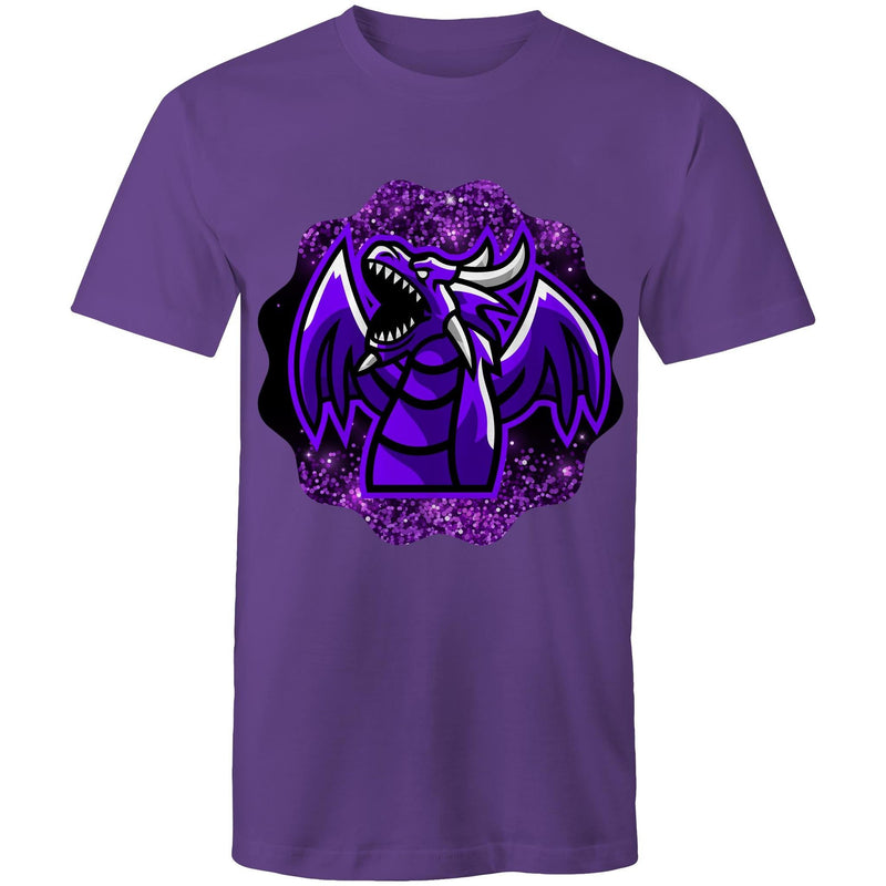 Shining Purple Dragon AS Colour Staple Mens TShirt Ogo Merch