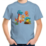 Dinosaur Babies AS Colour Kids Youth T-Shirt