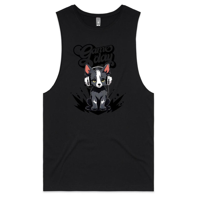 Game Day Pup AS Colour Barnard - Mens Tank Top Tee Ogo Merch