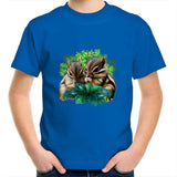 Cute Chipmunks AS Colour Kids Youth T-Shirt