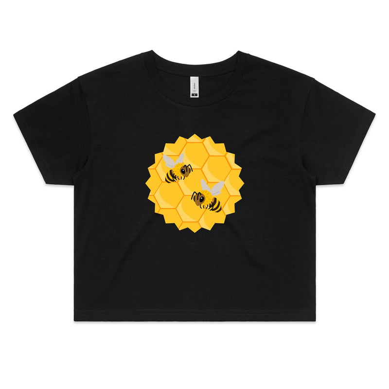 Bees AS Colour - Women's Crop Tee Ogo Merch