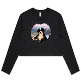 Cool Dog AS Colour Women's Long Sleeve Crop Tee