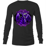 Shining Purple Dragon AS Colour Base Mens Long Sleeve TShirt