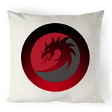 Dragon Shadow 100% Linen Cushion Cover