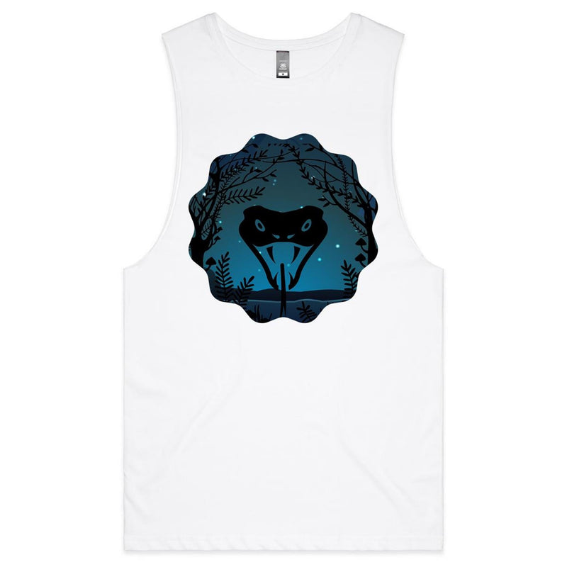 Snake Strike AS Colour Barnard Mens Tank Top Tee Ogo Merch