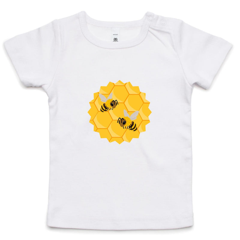Bees AS Colour - Infant Wee Tee Ogo Merch