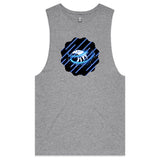 Blue Swirl Eagle AS Colour Barnard - Mens Tank Top Tee