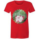 Forest Nine Tailed Fox Women's Maple Tee