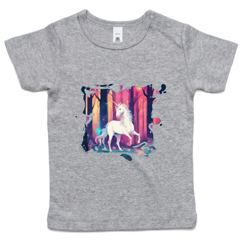 Unicorn AS Colour Infant Wee Tee Ogo Merch