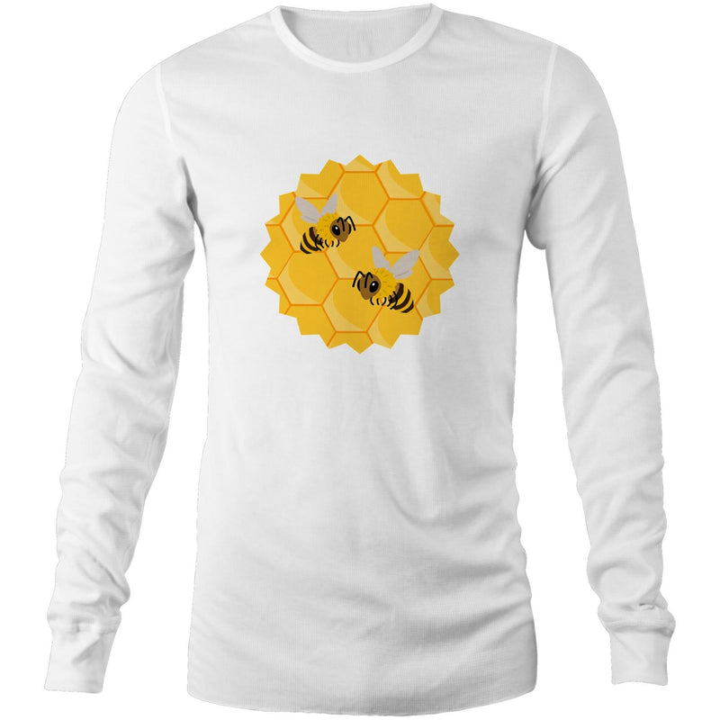 Bees AS Colour Base - Mens Long Sleeve T-Shirt Ogo Merch