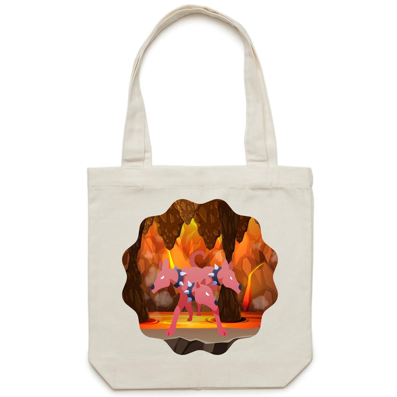 Lava Cerberus AS Colour Carrie Canvas Tote Bag Ogo Merch