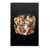 Baby Tigers AS Colour Tea Towel