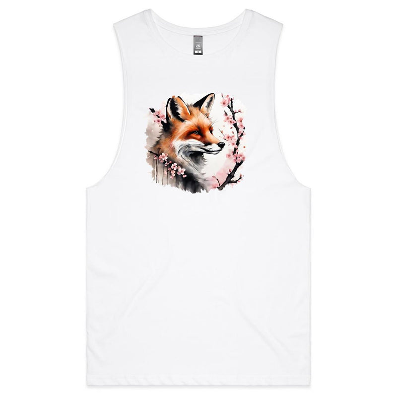 Fox and Tree AS Colour Barnard - Mens Tank Top Tee Ogo Merch