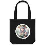 Framed Elf AS Colour - Carrie - Canvas Tote Bag