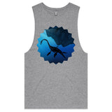 Plesiosaur AS Colour Barnard Mens Tank Top Tee