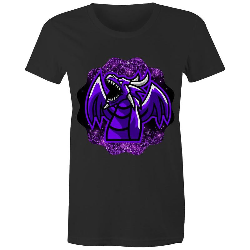 Shining Purple Dragon AS Colour Women's Maple Tee Ogo Merch