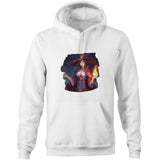 Witch AS Colour Stencil - Pocket Hoodie Sweatshirt