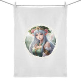 Framed Elf Cotton Tea Towel