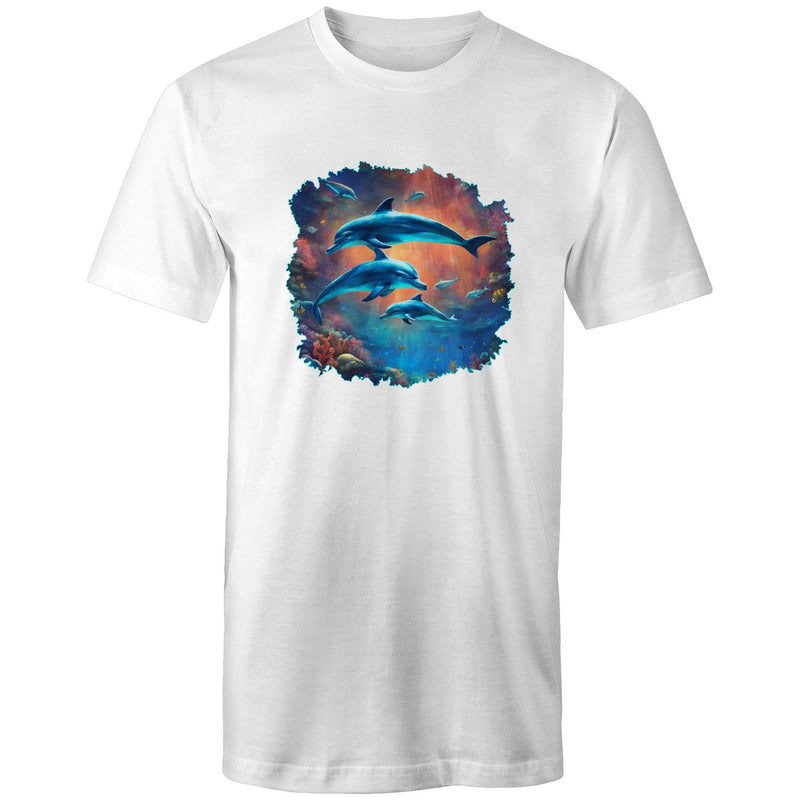 Dolphins AS Colour - Tall Tee T-Shirt Ogo Merch