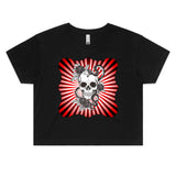 Snake and Skull AS Colour Women's Crop Tee