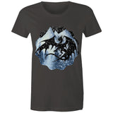 Dragon Silhouette AS Colour - Women's Maple Tee