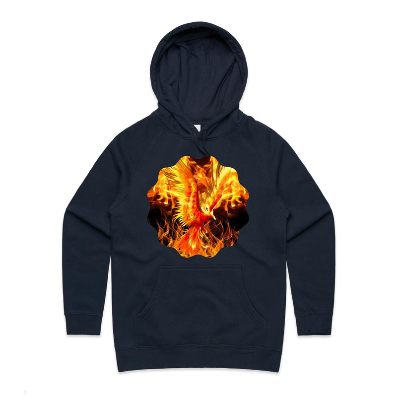 Flaming Phoenix AS Colour Women's Supply Hood Ogo Merch