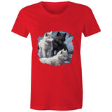 Three Wolves AS Colour - Women's Maple Tee