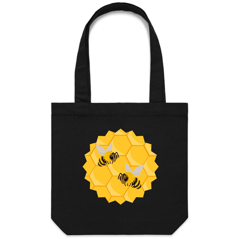 Bees AS Colour - Carrie - Canvas Tote Bag Ogo Merch