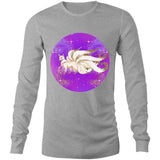 Shining Nine Tailed Fox Mens Long Sleeve TShirt