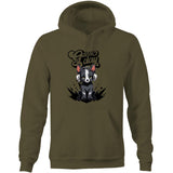 Game Day Pup AS Colour Stencil - Pocket Hoodie Sweatshirt