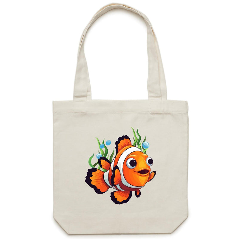 Clown Fish AS Colour - Carrie - Canvas Tote Bag Ogo Merch