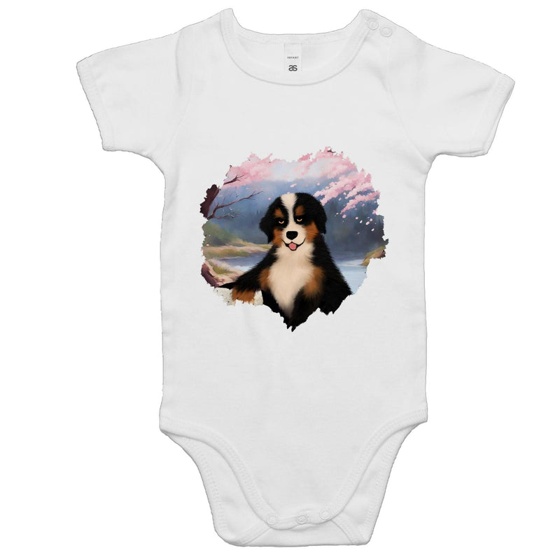 Dog AS Colour Mini Me Baby Onesie Romper Ogo Merch