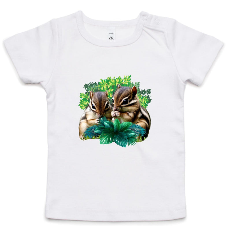 Cute Chipmunks AS Colour - Infant Wee Tee Ogo Merch