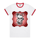 Snake and Skull AS Colour Staple Ringer Tee