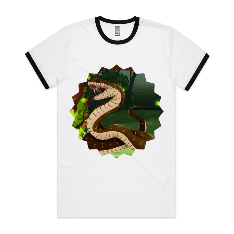 Jungle Snake AS Colour Staple Ringer Tee Ogo Merch