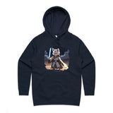 Wolf with Lightsaber AS Colour Women's Supply Hood