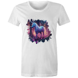 Pretty Unicorn AS Colour Women's Maple Organic Tee