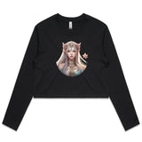 Mythical Elf AS Colour - Women's Long Sleeve Crop Tee