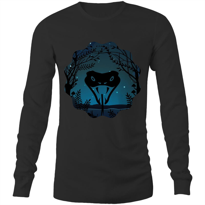 Snake Strike AS Colour Base Mens Long Sleeve TShirt Ogo Merch