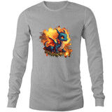 Baby Dragon AS Colour Base Mens Long Sleeve Tshirt