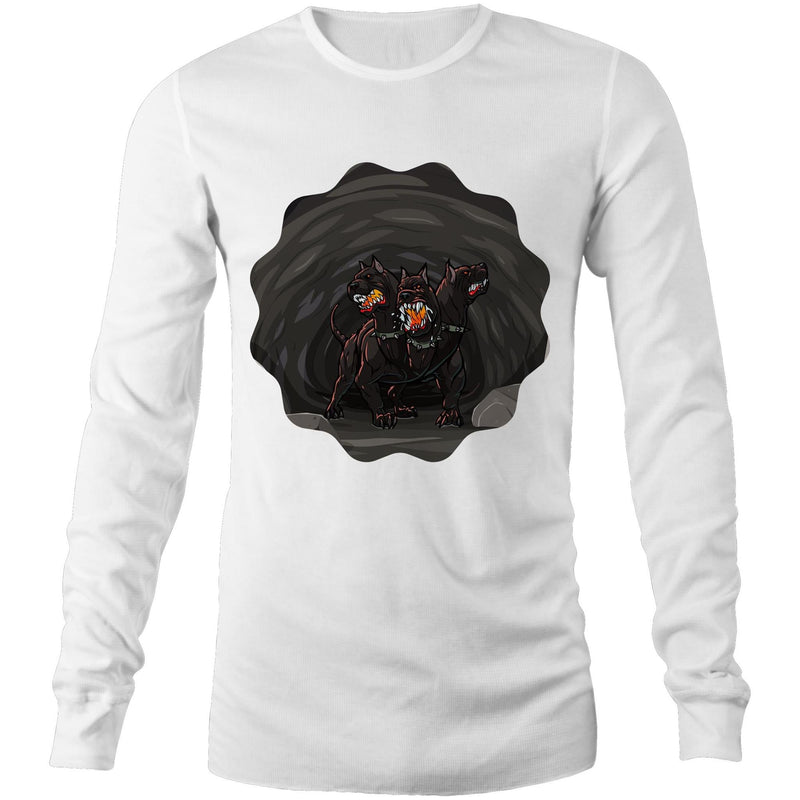 Cave Cerberus AS Colour Base Mens Long Sleeve TShirt Ogo Merch