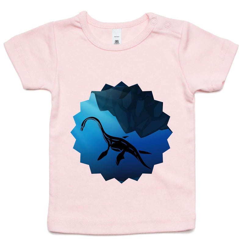 Plesiosaur AS Colour Infant Wee Tee Ogo Merch